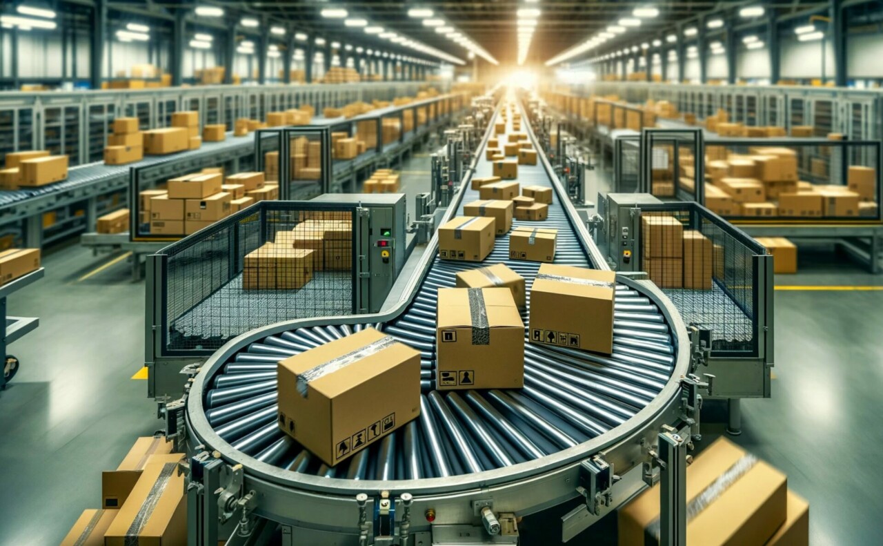 Amazonの倉庫
